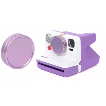 LOVEINSTANT Aluminium Lens Cap for Polaroid Now / Now+ - Purple