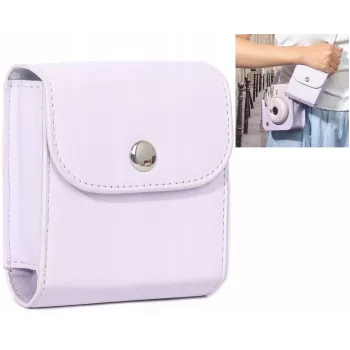 LOVEINSTANT Photo Album Case for Fujifilm Instax Square and Mini Prints - Purple, 64 Photos