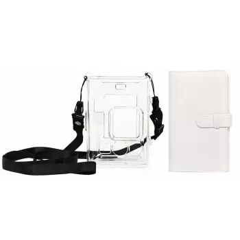 LOVEINSTANT Case and Photo Album for Fuji Instax Mini LiPlay - Black