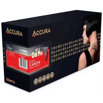 Accura Toner Cartridge Canon CRG-069H (5098C002) Replacement XL High Capacity Black
