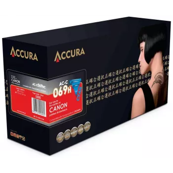 Accura Compatible Toner Cartridge Canon CRG-069H (5097C002), Cyan, XL High Yield