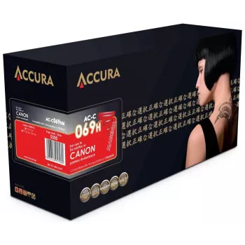 Accura Compatible Toner Cartridge Canon CRG-069H (5096C002), Magenta, XL High Yield