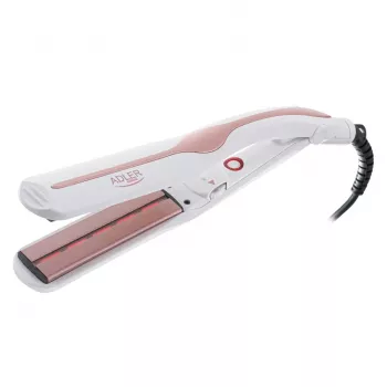 Adler AD 2318 Infrared Hair Straightener with Temperature Control 150-230 °C, Ceramic Plates 11 x 3 cm, 35 W (max. 120 W), White
