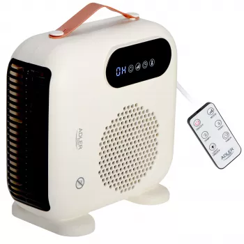 Adler AD 7756 Ceramic Fan Heater 1500W Black