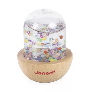 Janod Sensory Snow Globe Multicolour 12m+