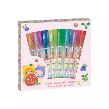 Janod Gel Pens Mini 8 Colours Fruity Cuties 6+