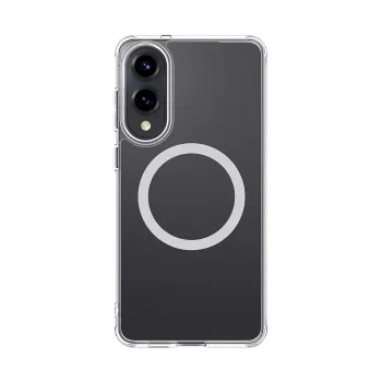 AMAZINGTHING Minimal Mag Case with Magnetic Ring for Samsung Galaxy S25 Edge - Transparent