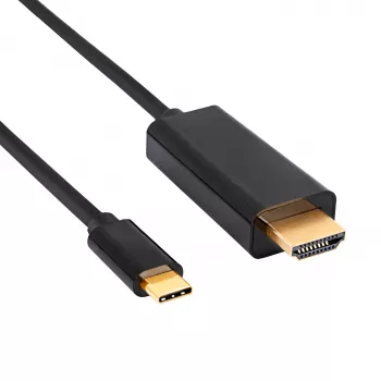 Akyga AK-AV-18 USB-C to HDMI Cable, 4K, 1.8 m, Black