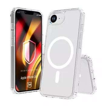 3MK PROTECTION Hardy LiqForce MagCase for Apple iPhone 16E / iPhone 17E - Black