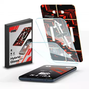 GrizzGlass HybridGlass Easy Screen Protector for HMD Pulse Pro [2-Pack]