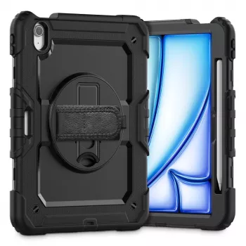 Tech-Protect Solid360 Case for iPad Air 11 inch 6/7/8 (2024-2026) - Black