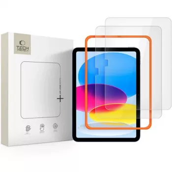Tech-Protect Easy Set+ for Apple iPad 10.9 inch 10th Generation (2022) / 11 inch 11th Generation (2025) Clear - 2 Pieces