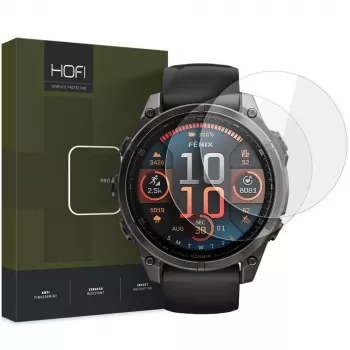 HOFI GLASS PRO+ Tempered Glass Screen Protector 2-Pack for Garmin Fenix 8 (47 mm) Clear