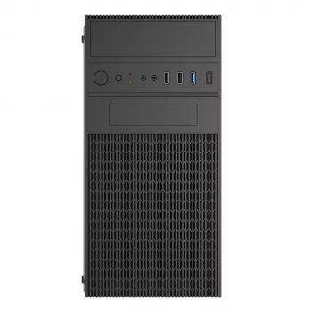 Akyga AK19BK Micro Tower PC Case, Micro-ATX / Mini-ITX, USB-C + USB 3.0 + 2x USB 2.0, without Power Supply, Black