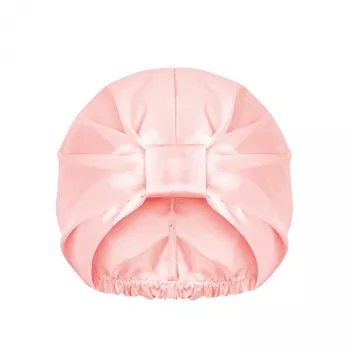 GLOV Satin Hair Cap for Curly and Styled Hair – Against Friction and Frizz, Pink