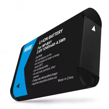 Newell Replacement Battery for Sony NP-BX1, 1000mAh, Li-Ion, Black