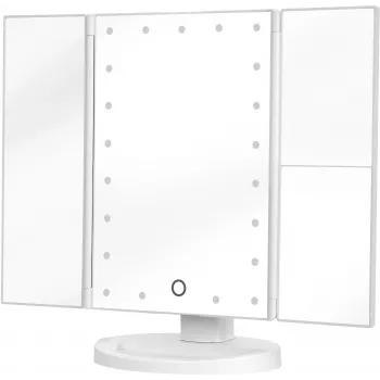 Humanas HS-ML04 LED Makeup Mirror with Lighting - White