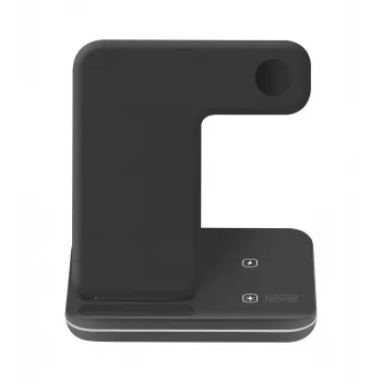Newell induOne N-GY-Z5A Wireless Charging Station for 3 Devices - Black