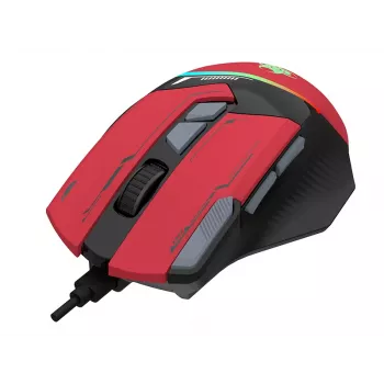 Tracer GameZone Spectra RGB Wired Gaming Mouse, 7200 DPI, Red (TRAMYS47839)