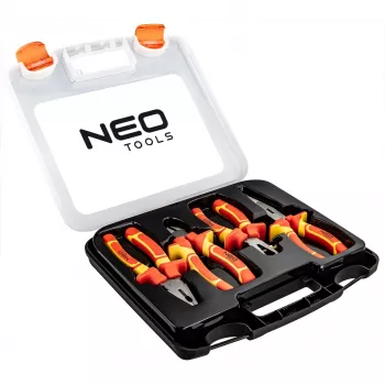 NEO TOOLS 1000V Insulated Pliers Set, 4-Piece
