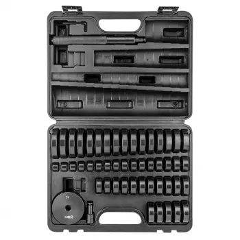 NEO TOOLS Kit for Bearing, Seal and Rubber Mounting - Set with 51 Pieces