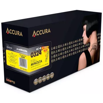 ACCURA Compatible Toner Cartridge for Konica Minolta TN-324Y (Yellow, High Capacity)