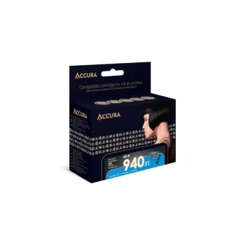Accura Ink HP No. 940XL (C4906AE) Compatible Black Printer Cartridge
