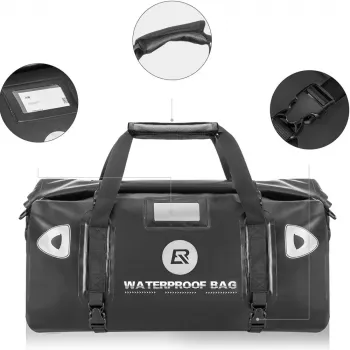 ROCKBROS Motorcycle Tail Bag AS-005BK Waterproof Black