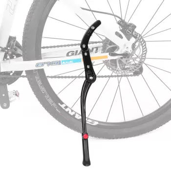 ROCKBROS Bike Stand JC1005BK - Black, Adjustable 345-400mm, Aluminium Alloy, Non-Slip Rubber Foot, for 24-29 inch Wheels