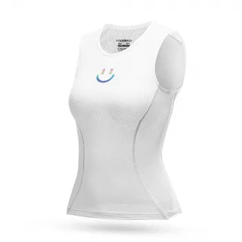 ROCKBROS Women's Quick-Dry Cycling Base Layer Sleeveless YDBX001 White XL/XXL