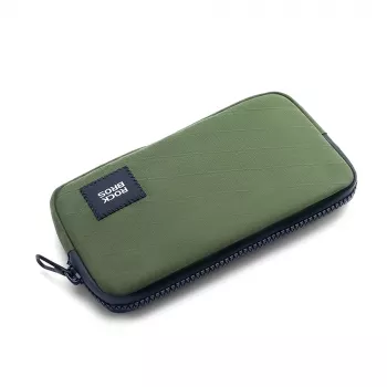 ROCKBROS Bicycle Frame Bag 0.15L Dark Green Top Tube Bag for Phone, Keys, Wallet
