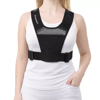 Wozinsky WKDB1 Reflective Running Vest with Pockets - Black