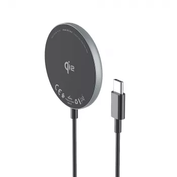 Wozinsky Magnetic Qi2 Wireless Charger 15W Black