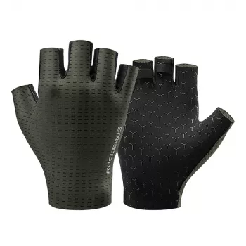 ROCKBROS S107 Breathable Short Finger Cycling Gloves XXL Green