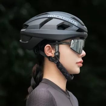 ROCKBROS LK-15 Carbon Fiber Bicycle Helmet 58-62 cm Black
