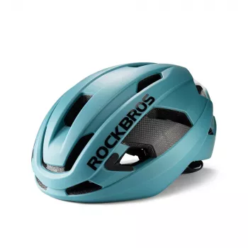 ROCKBROS LK-15 Carbon Fiber Bicycle Helmet 58-62 cm Light Blue