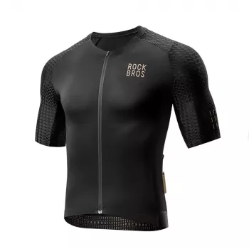 ROCKBROS Diamond Short Sleeve Cycling Jersey M - Black