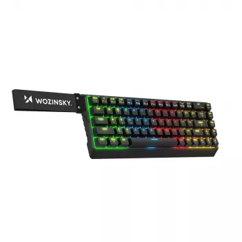 Wozinsky WKGP-1165 Mechanical Gaming Keyboard, RGB Backlit, Black, Outemu Blue Switches, Full-Size, Wired USB