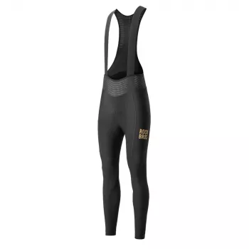 ROCKBROS YDCK012-1 Men's Cycling Bib Tights Long Thermal Fleece with Pad Size S Black