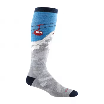 Darn Tough Heady Yeti OTC Midweight with Cushion Merino Wool Socks - Grey, Size L