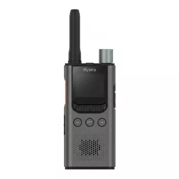 Hytera S1 Pro HYT-S35 U1 1W/3W 400-470MHz UHF DMR Handheld Radio with Removable Li-Poly 2200mAh Battery, AN0435H19 Antenna, 3.5mm Audio, 1.3 inch OLED Display, Grey