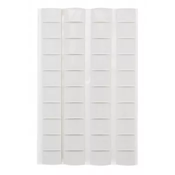 Deli Mounting Adhesive Pads, 54 Pieces, White