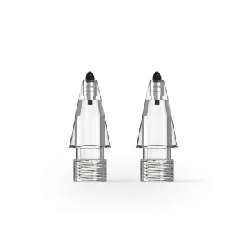 Metapen Air-Flex Tips - Transparent (4-Pack) Replacement Pen Tips for Metapen Pencil A8, A11, M1