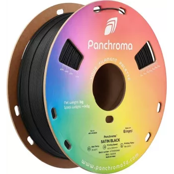 Polymaker Panchroma PLA Satin 3D Printer Filament, 1.75mm, 1kg, Black