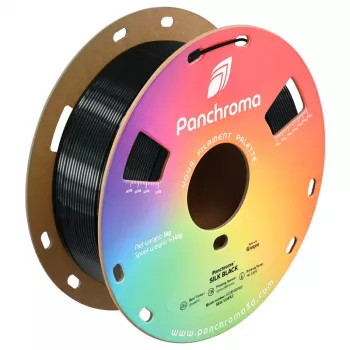 Polymaker Panchroma PLA Silk 3D Printer Filament, 1.75mm, 1kg, Black