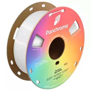 Polymaker Panchroma PLA Silk 3D Printer Filament, 1.75mm, 1kg, White