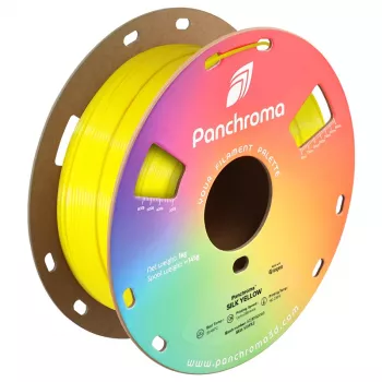 Polymaker Panchroma PLA Silk 3D Printer Filament, 1.75mm, 1kg, Yellow