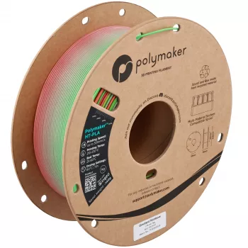 Polymaker HT-PLA 3D Printer Filament, 1.75mm, 1kg, Gradient Rainbow