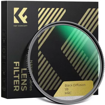 K&F Concept HD Black Diffusion 1/8 Filter 72mm