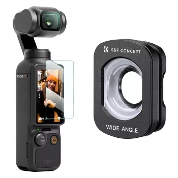KF 112° Wide-Angle Lens for DJI Osmo Pocket 3 / 4 - Kf01.2612